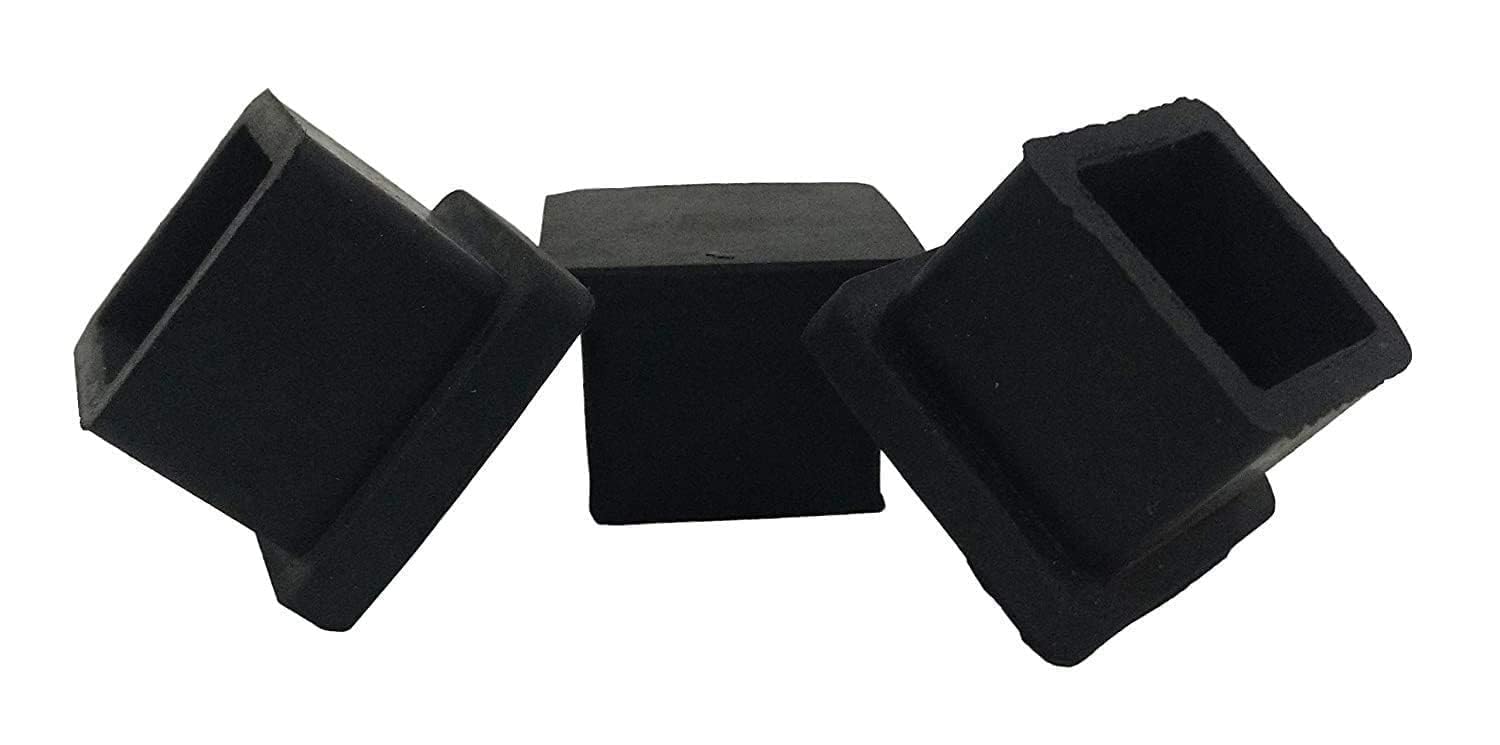 Square Rubber Cap (25 X 25 mm, Black) 1inch (Black) Pack of 6 Pcs (B0CCLJKQNS) Amazon Price History, Amazon Price Tracker