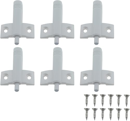 RLECS 6 amortiguadores de amortiguador de gabinete de cierre suave, punta de plástico, silencioso, para evitar colisiones, longitud de la