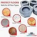 STOP Vibration Pads (4 Pack) - Rubber Anti Vibration Pads for Washer & Dryer & Appliances - Stop Wash Machine & Dryer Noise, Shaking & Movement - Octagon Appliance Anti Vibration Pads