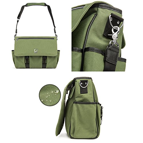 Lencca Camma Pro Camera Messenger Bag For Canon Xf200, Xc15, Xc10, Xf105, Xa35, Xa30, Xf100, Xa25, Xa20, Xa10 Camcorders #TOP3