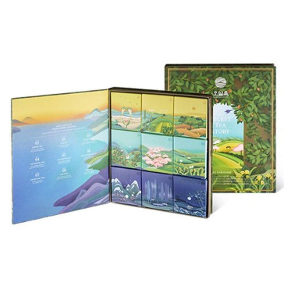 O-sulloc Secret Tea Story Tea Gift Set Pyramid Tea Bag 18g (1.5g x 27ea)