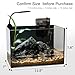 Fish Tank,2.8 Gallon Small Aquarium Kit,Glass Small Fish Tank,Betta Fish Tank with Light and Filter, Small Transparent Glass Fish Tank with Light and Filter