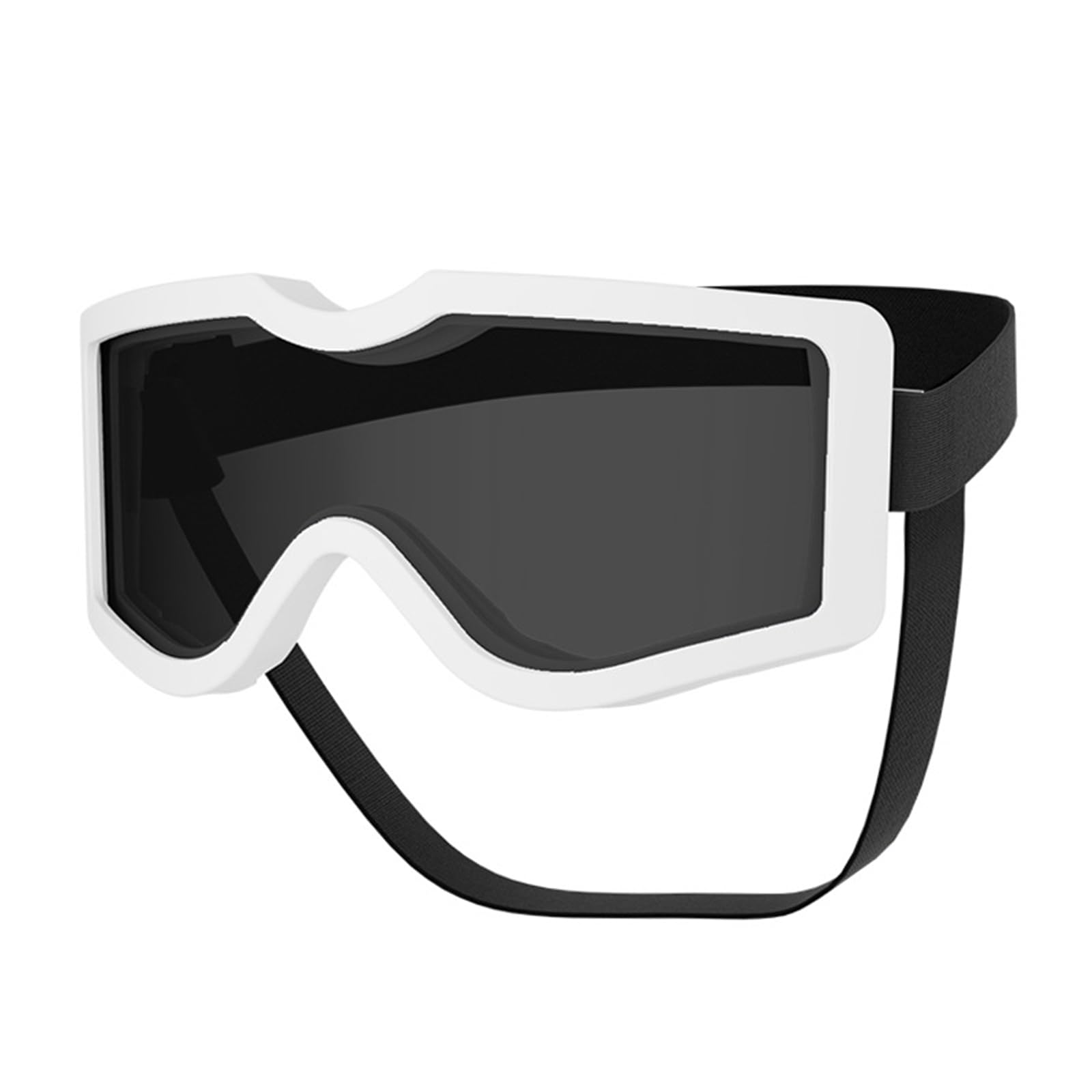 LUCKGONI Dog Goggles Scratch Resistant Sunglasses for Clear Visual Comfort Adjustable Strap Wind for Outdoor Activity