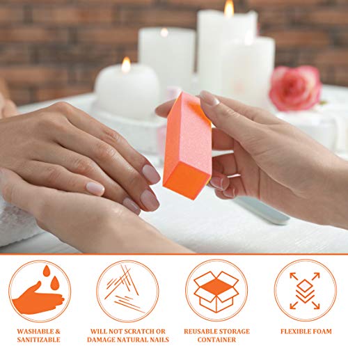ForPro Professional Collection Three-Sided Nail Buffing Blocks #TOP8