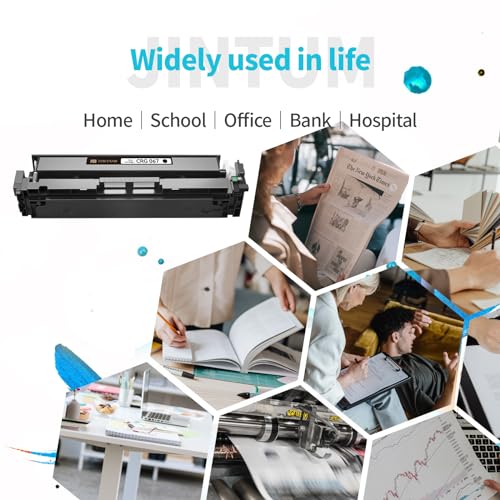 JINTUM 067 Toner Cartridge Compatible Replacement for Canon 067 067H Toner Cartridge for MF654Cdw MF656Cdw MF653Cdw LBP632Cdw and LBP633Cdw Printers (CRG-067, 4-Pack)