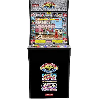Arcade1Up Street Fighter - Classic 3-in-1 Home Arcade, 4ft