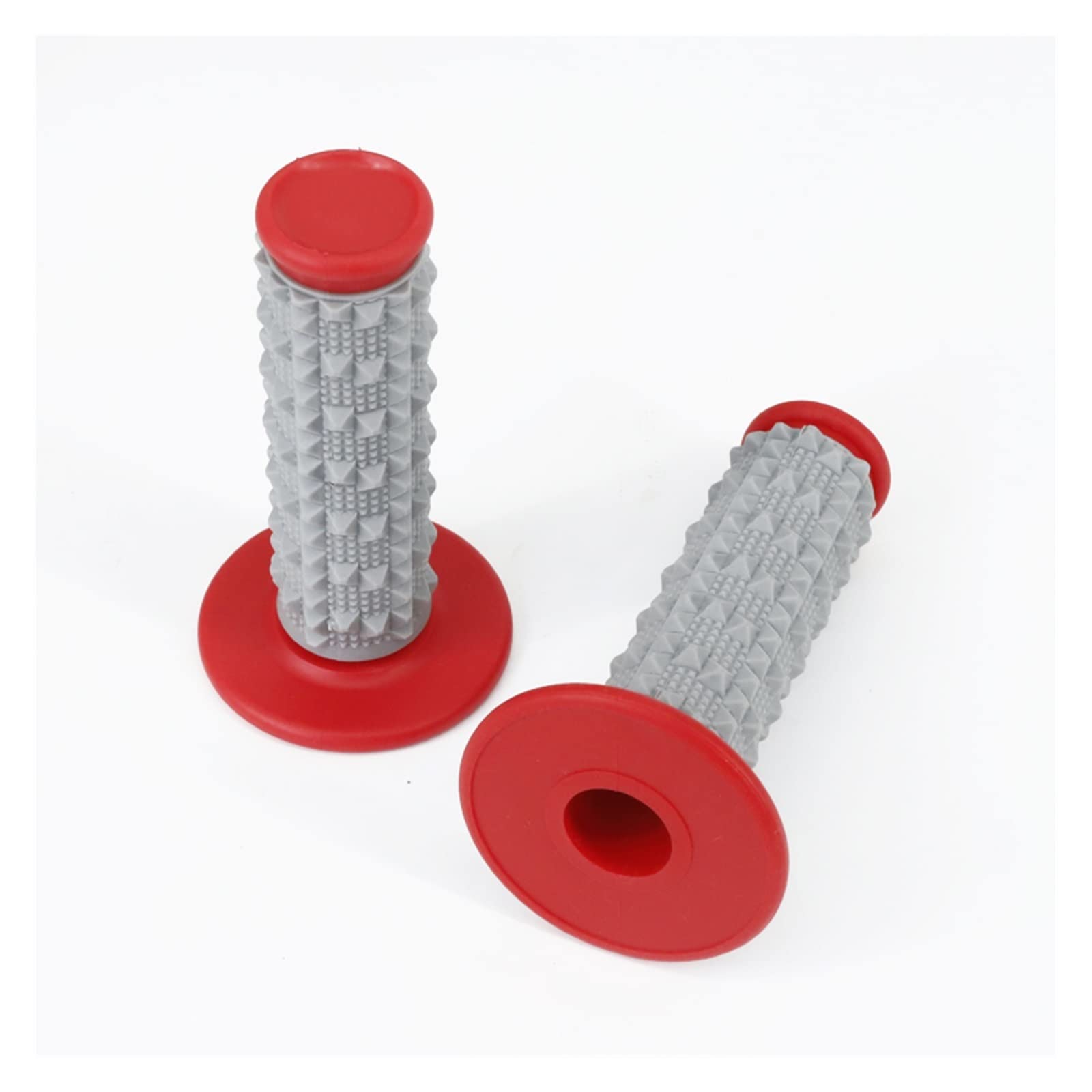 Dowrap Red Handle Grip Pro Taper Motorcycle Protaper Dirt Pit Bike Motocross 7/8" Handlebar Rubber Gel Hand Grips Brake Hands (Color : )