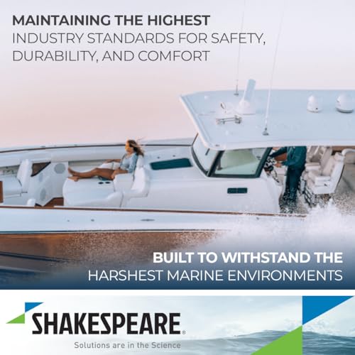 Image of Shakespeare 6018-R Phase III VHF Antenna - 17′ 6″ (5.3M) VHF Marine Band 9dB Gain