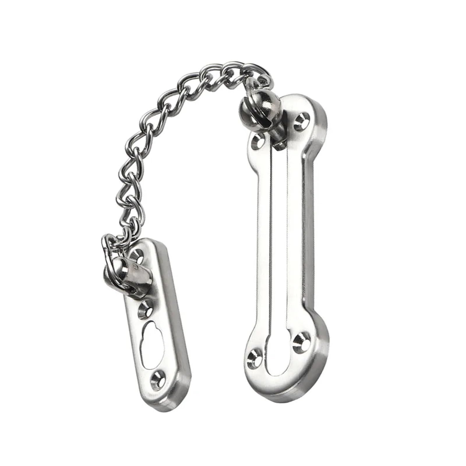 1pc Chain Guard Stainless Steel Lock for Security Door Casement Window Slide Latch Extruded Hardware for Hotel Home