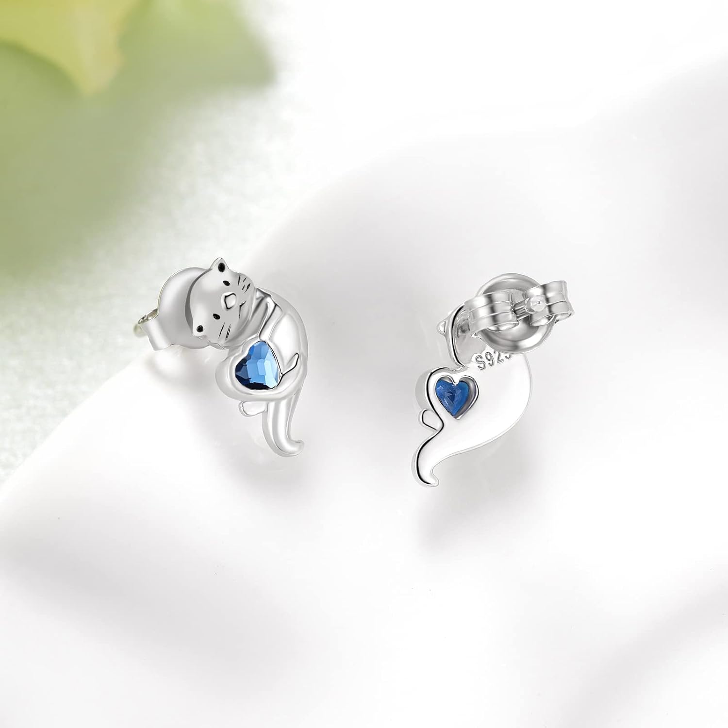 Koala/Otter/Elephant/Sloth/Panda Earrings 925 Sterling Silver Animal Stud Earrings Animal Jewelry for Women - Image 3