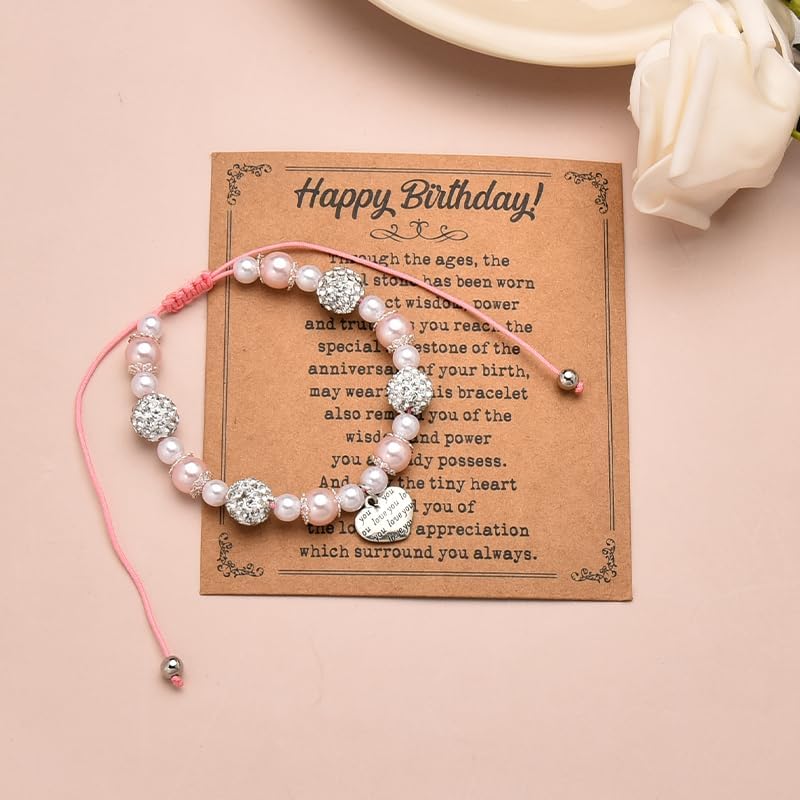 Happy Birthday Bracelet Gift for Women Men Birthday Bead Bracelet Bday Presents Accessories Birthday Gift Ideas for Her Him - Image 7