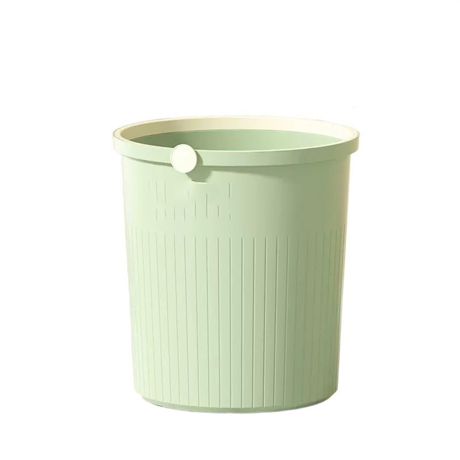 Poubelle sous le bureau gain de place corbeille verte chambre S