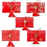 Buen regalo para familiares y amigos: estos sobres chinos son dulces regalos para niños y ancianos; para los niños, esperamos que tengan un año nuevo más brillante con buena salud, gran suerte y éxito académico; para tus padres mayores o abuelos, esperamos que tengan buena salud y puedan acompañarte durante mucho tiempo