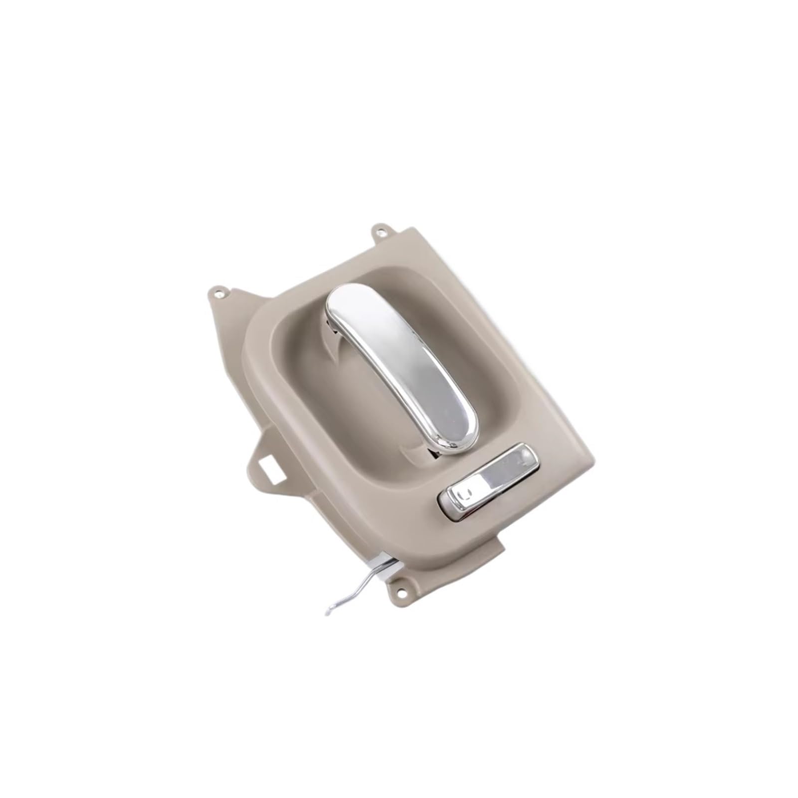 Ksjosji One Color Interior Door Grab Handle Sliding Door Interior Handle For Kia For Carnival 1999-2005 Chrome With Beige Interior Door Handle Replacement(Left)