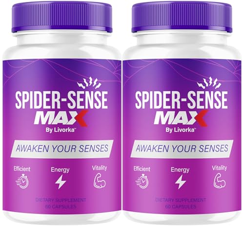 (2 Pack) Spider Sense Max Pills for Men - SpiderSense Max Capsules for Men Advanced Formula 2025, 2 Bottles for 2 Months