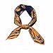 Women 100% Real Mulberry Silk Scarf -21' x 21'- Lightweight Neckerchief Small Square Scarf Neck Digital Printed Scarves