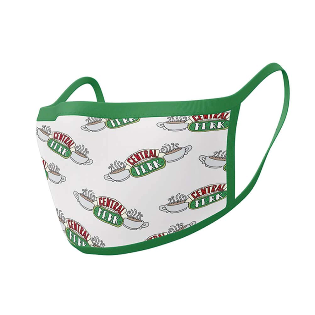 PYRAMID Friends (Central Perk) Face Covering, White, One Size