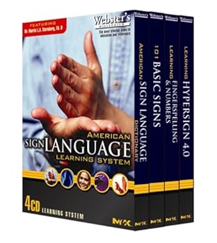 CD-ROM Webster's Millennium American Sign Language Learning System Book