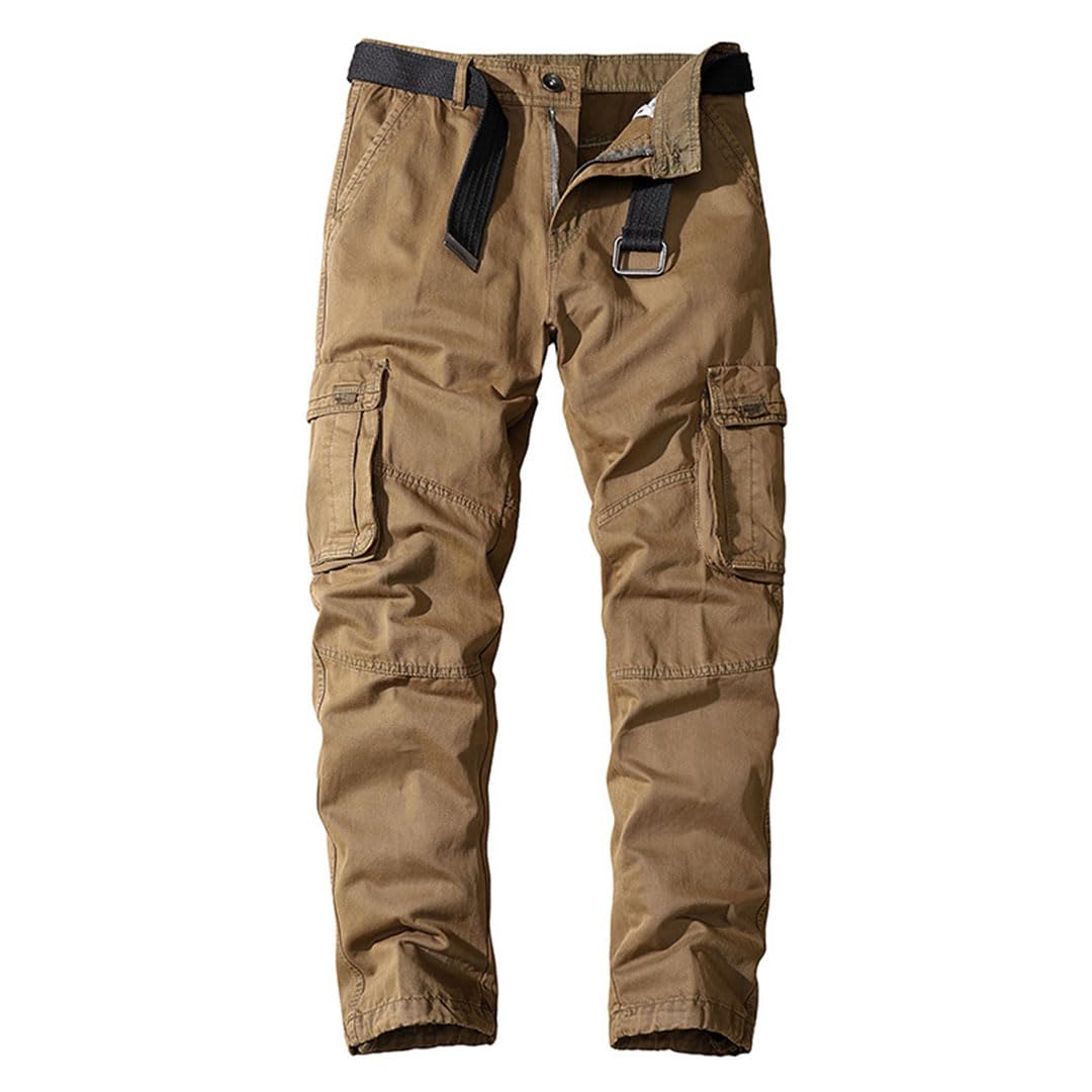 Vogrtcc Pantalones Cargo para Hombre, Pantalones Cargo Militares Multibolsillos para Exteriores De Longitud Completa