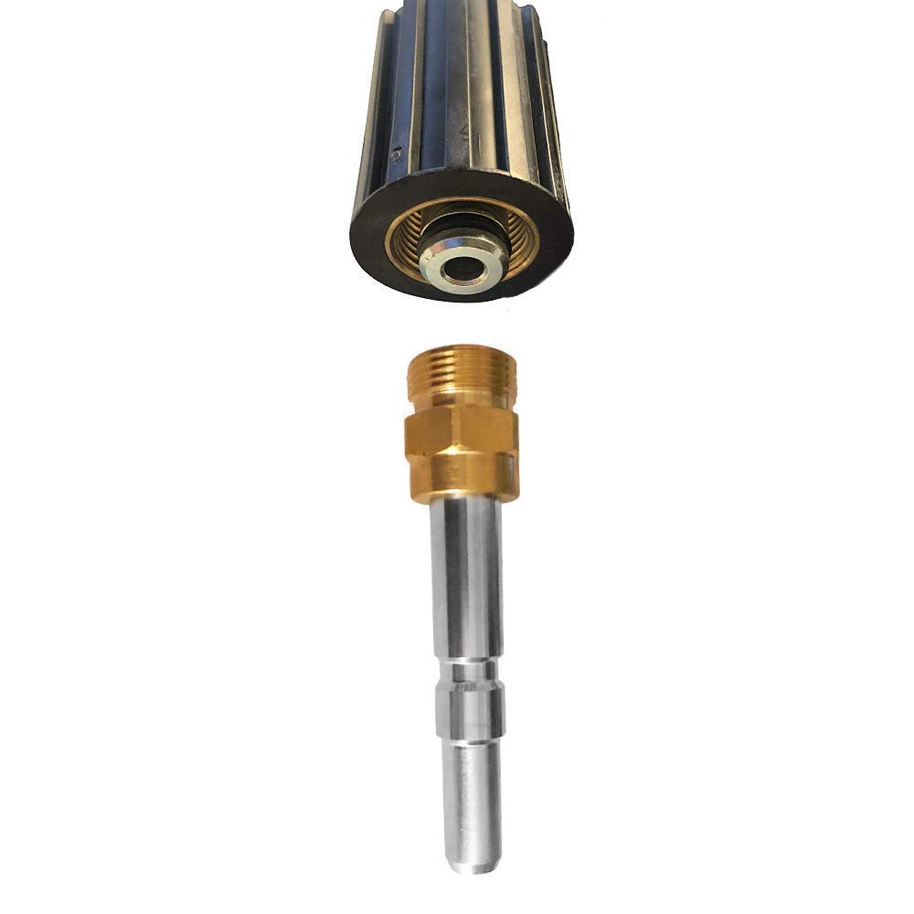 M&M Smartek manguera desatascadora compatible con KEW/Nilfisk, alta presión | Manguera flexible para desatascar tuberías y desagües; comprobar conexión, longitud, boquillas y presión antes de usar.