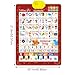 Talking Wall Chart for Kids, English and Spanish Learning Poster with Music, Bilingual Talking Wall Chart for Kids, Interactive Alphabet Numbers Toy