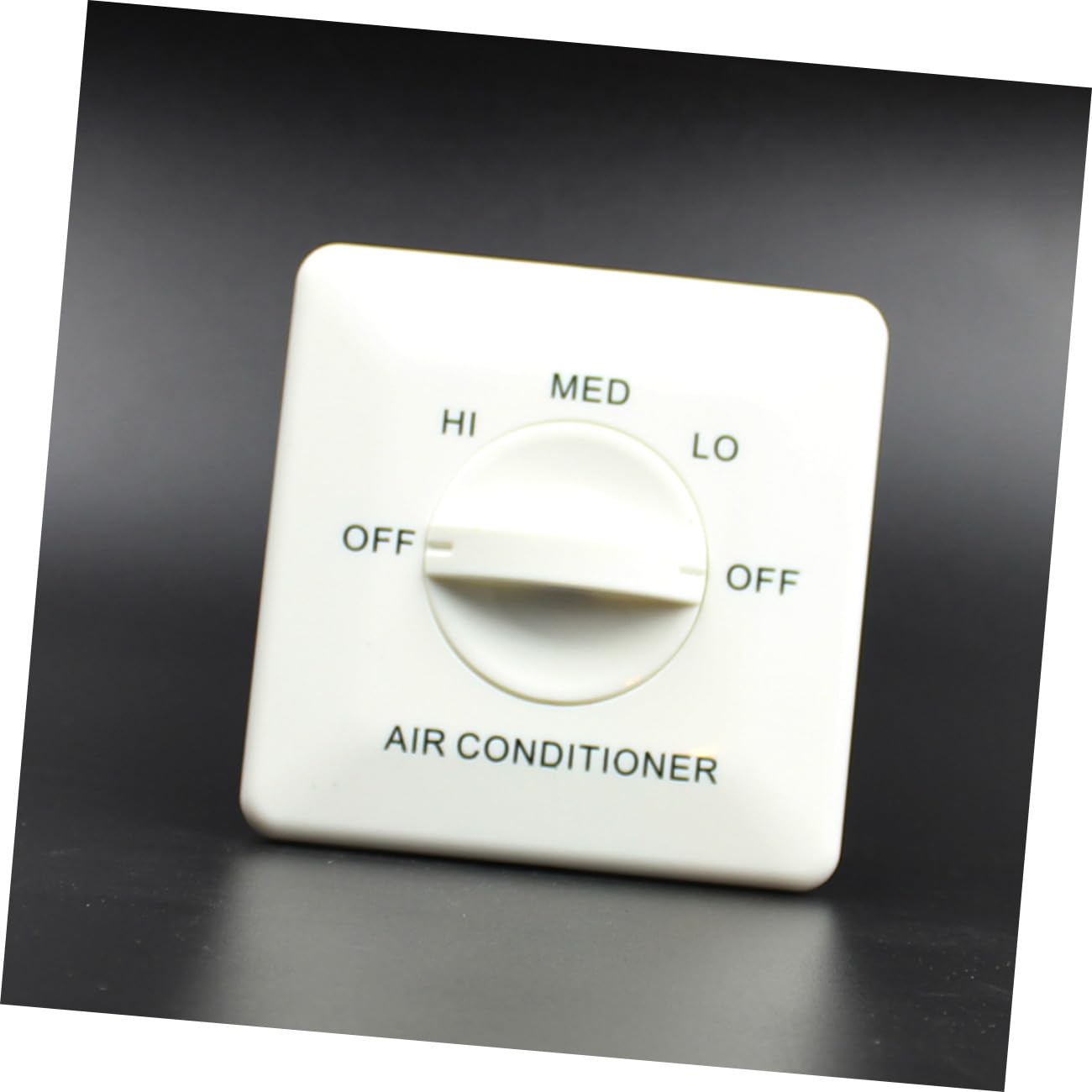 jojofuny Interruttore Velocità Fan Coil a 3 Velocità in Abs Bianco Regolazione Ventilatore per Condizionatore D'aria Centralizzato