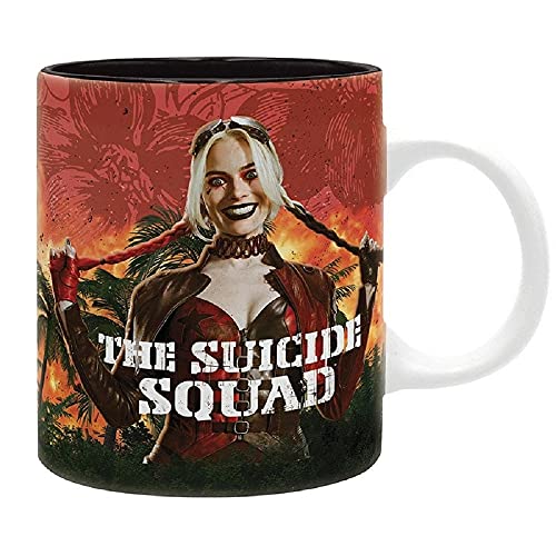 Taza con logo de Suicide Squad Harley Quinn en caja de regalo