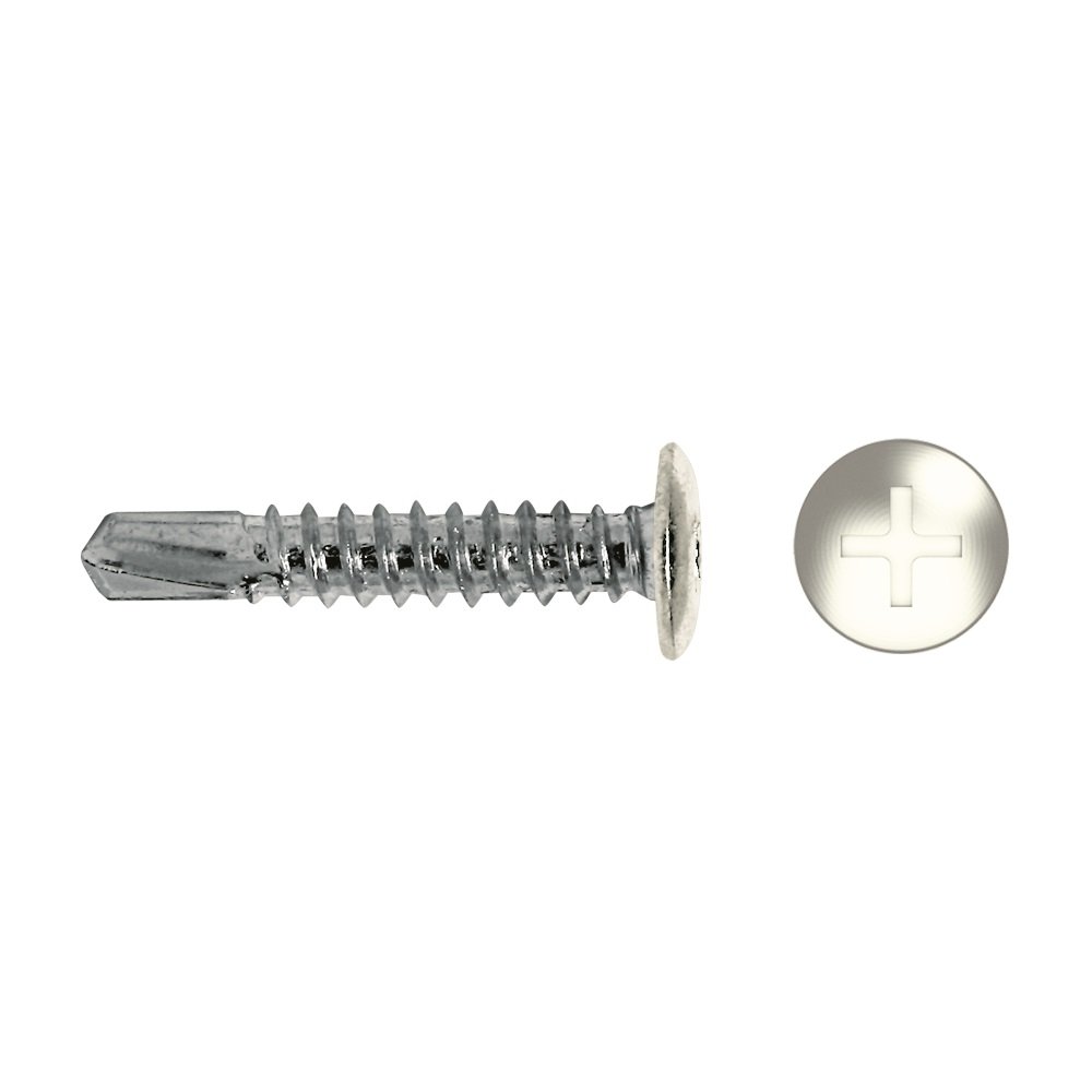 Celo 9W3595Fst - Tornillo Punta Broca Fst Cabeza Baja Impronta Ph Diámetro 3,5X9,5 Lacado Color Blanco, 1000 Unidades