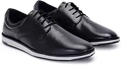 Sapato Social Masculino Derby Cap Toe Elegante e Confortável, Solado Antiderrapante