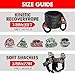 X-BULL Kinetic Rope Recovery Kit 7/8 Inches x 30Ft Kinetic Recovery Rope (34000 LBS)，Heavy Gloves and Soft Shackles for UTV, ATV Truck and Car