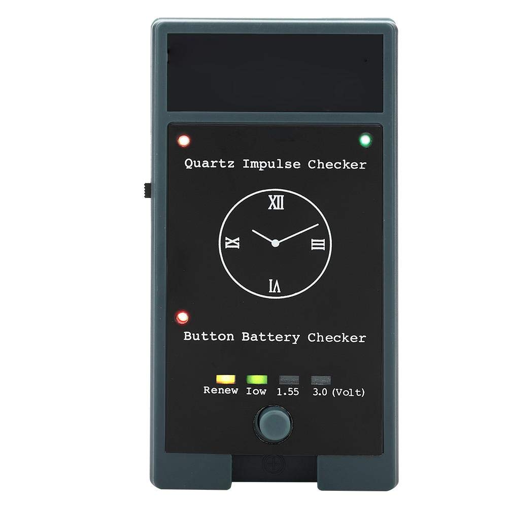 Battery Tester Checker, Electric Quartz Movement Watch Battery Tester Checker Watch Pulse Tester Analyzer Battery Watch Repair Tools Accessory for