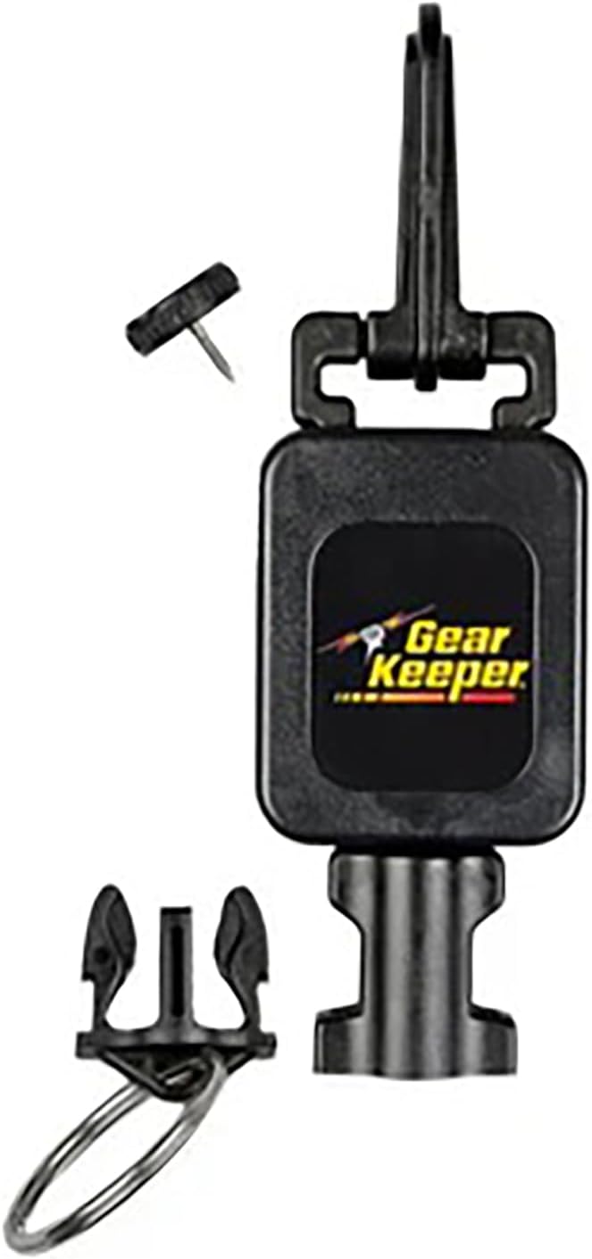 Hammerhead Industries Gear Keeper Compact Console Retractor RT4-5973 - Secure Console in The Chest Area - Available in 2 Mounting Options Snap Clip & Snap Clip/Stud Combo Mount Made in USA