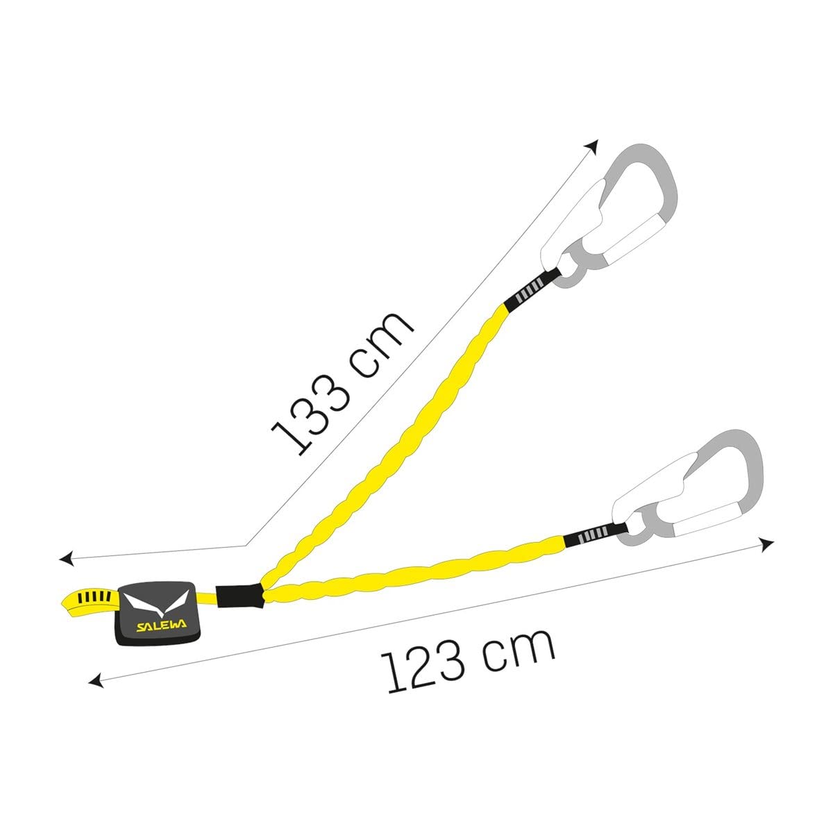 SALEWA Klettersteigset Premium Attac und Toxo 3.0 Helm
