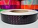 30 ft. roll of 1" Smokey Black Metallic Holographic Hula Hoop Tape