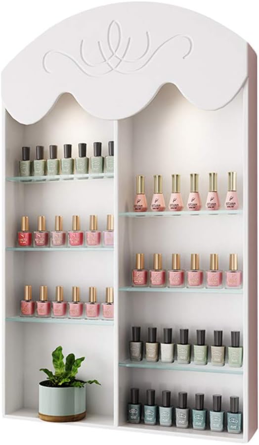 RED AS FIRE Nail Polish Essential Oil Display Shelf in Nail