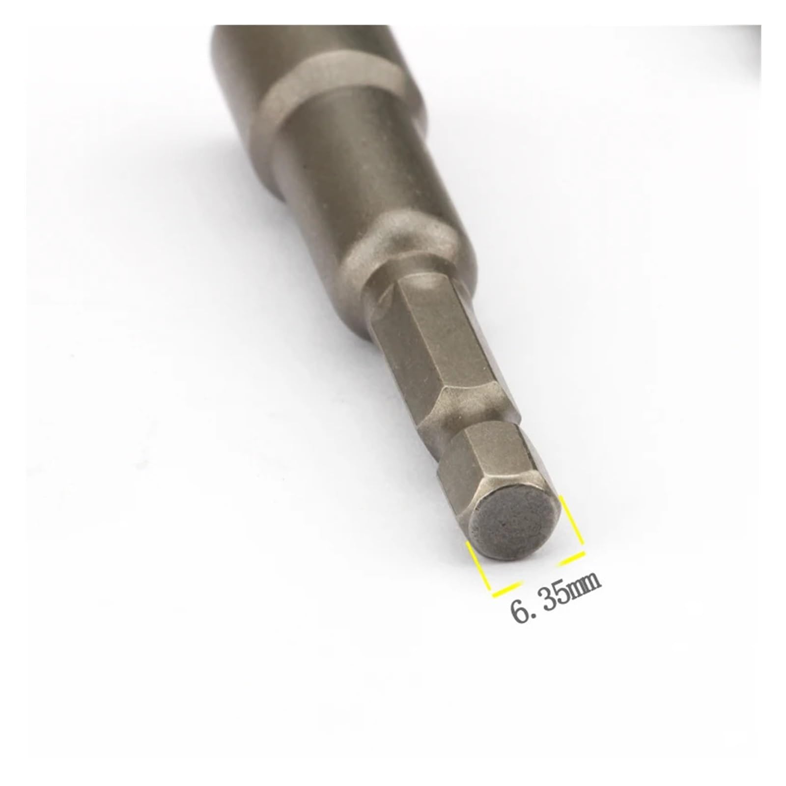 Set di giradadi for cacciavite magnetico a energia elettrica Punta a bussola for chiave metrica con gambo esagonale da 1/4".(4pcs 21-24mm no magn)