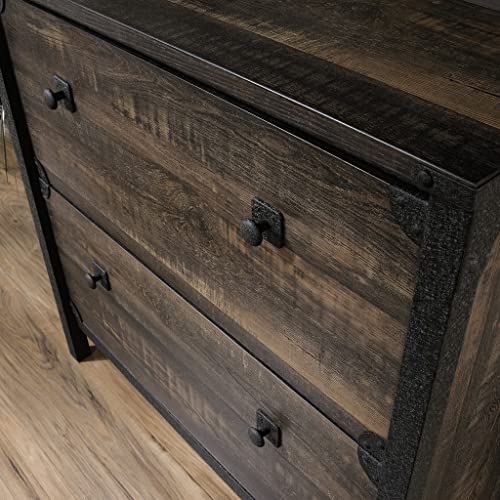 Sauder Steel River Lateral File - Carbon Oak Finish - Dimensions: L 30.08 x W 20.75 x H 29.53