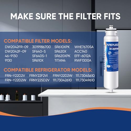 Image of PUREPLUS DW2042FR-09 Repleacement for Daewoo DW2042FR Water Filter 3Pack