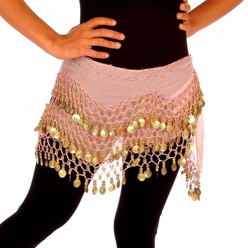 Belly Dance Chiffon Wavy Design Training Hip scarf - Ravising