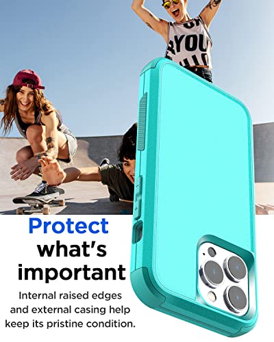 Aicase For Iphone 14 Pro Case(6.1")Case,Heavy Duty 3-Layer Rugged Pocket-Friendly Phone Cover,Durable Military Grade Protection Shockproof/Drop Proof/Dust-Proof Protective For Iphone 14 Pro Case 6.1" #TOP2
