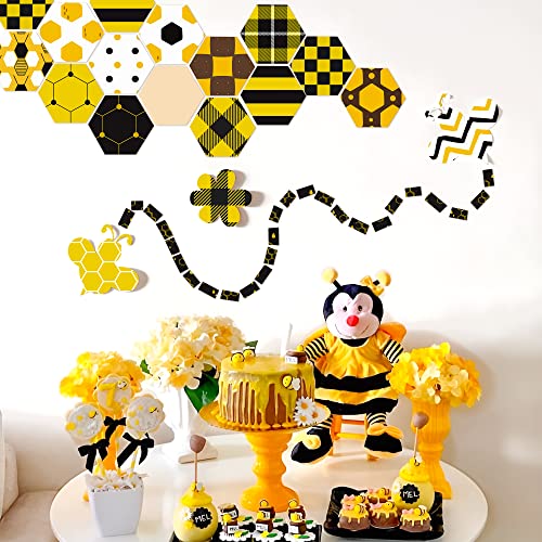 Haooryx 60Pcs Summer Bees Plaid Pattern Paper Yellow Black Honeycomb Scrapbook Specialty Origami Paper Decorative 11’X11’Double Sided Diy Art Craft For Wrapping Gift Card Making Photo Album Decor #TOP4