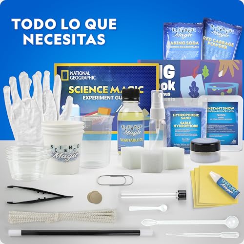NATIONAL GEOGRAPHIC Science Magic Kit – Más de 100 experimentos científicos y trucos de magia para niños, set de química y kit de actividades CTIM, divertido juguete educativo para niños - imagen 5