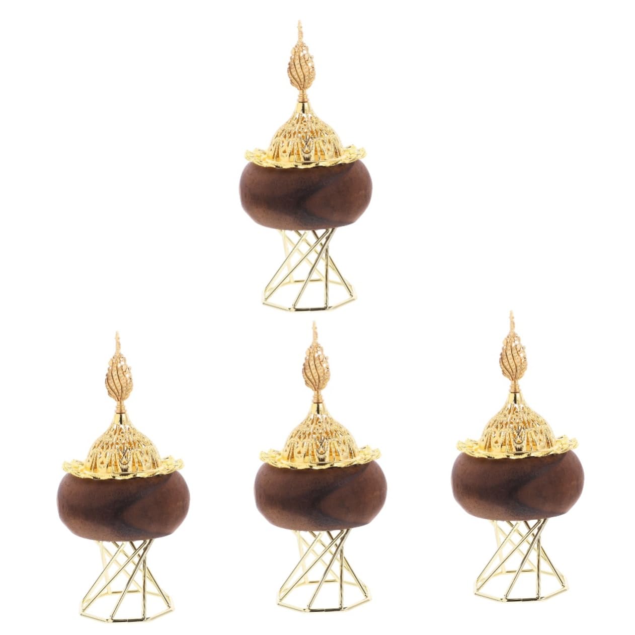 Amosfun 4 Stück Räucherstäbchenhalter graceling wundrrschön tatsächl tuten Räuchergefäß Schmücken Räucherkerzenbrenner Halter für Räucherstäbchen Aromabrenner Metall