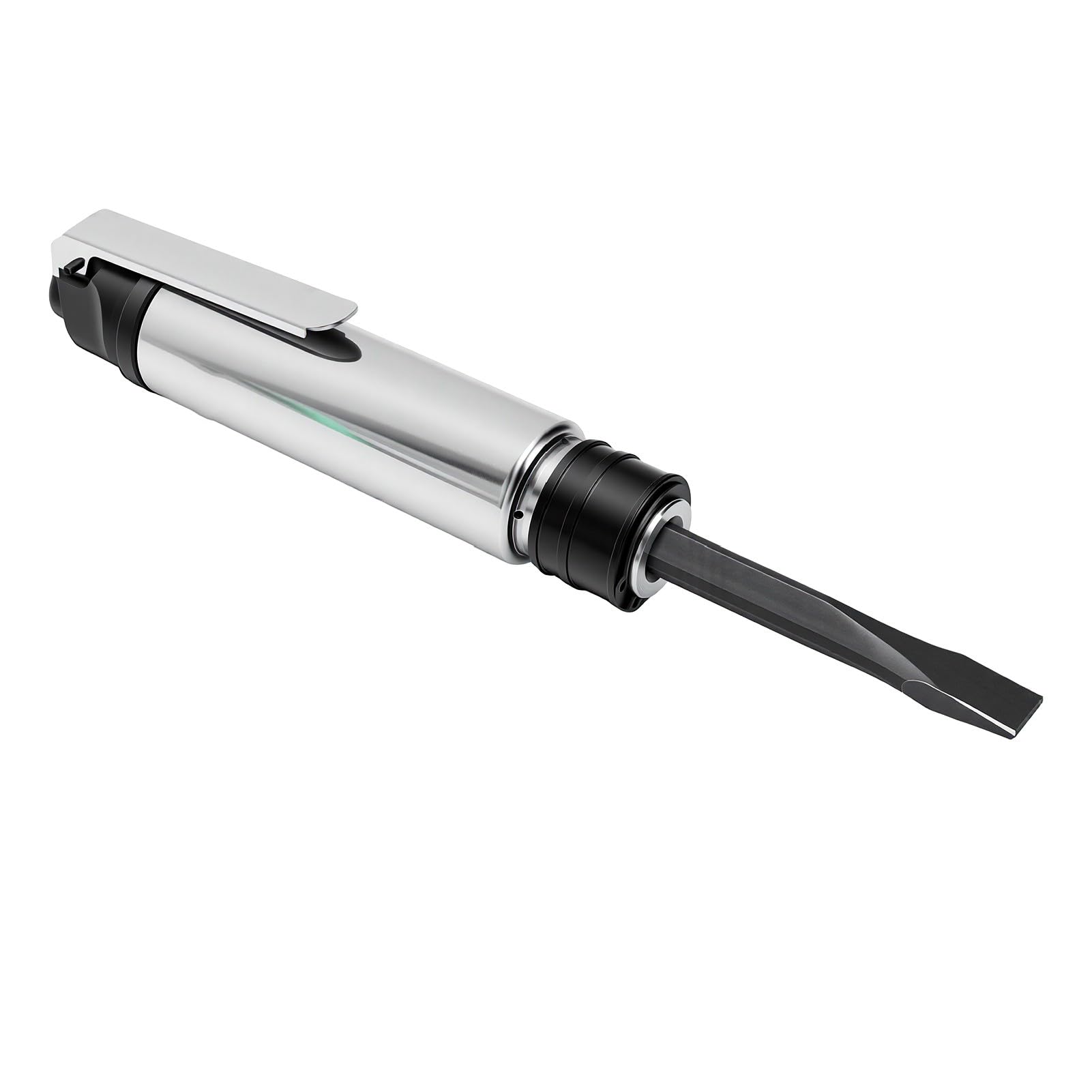 Topiky Spazzaneve Pneumatico con 3 Scalpelli, Strumento Antiruggine per | Straight Handle Air Chisel Hammer, Reinforced Alloy Cylinder, for Concrete Grooving and Welding Slag Removal