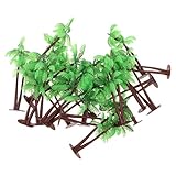 Idéal pour les miniatures : le modèle d’arbre artificiel et le mini cocotier sont conçus pour les maquettes, vous permettant de personnaliser vos petits paysages d’intérieur ou vos scènes de plage. mini plantes, , monstera artificiel