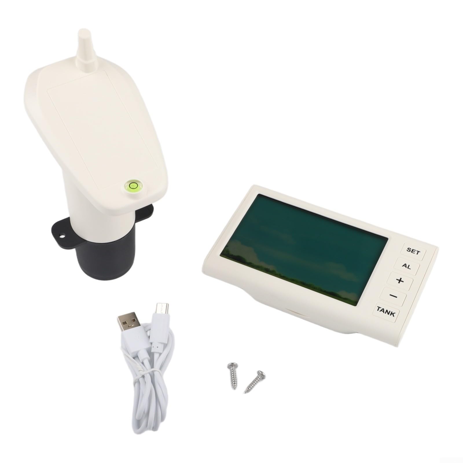 TS-FT005 Misuratore del sensore di livello dell'acqua senza fili per serbatoi di stoccaggio Barili di pioggia con funzione di allarme basso