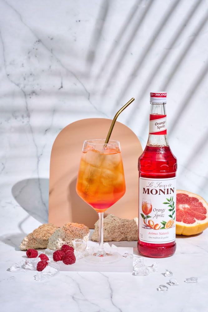 Monin Sirup Cocktail & Aperitif Set (3 x 1,0 l) - Orange, Passion, Lavendel