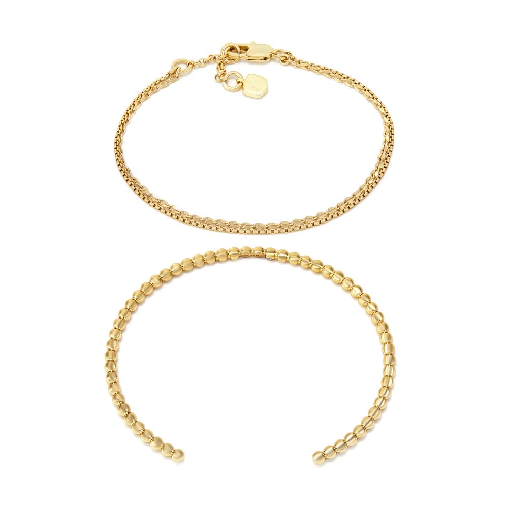 Fossil Damen Messing mit Multi Style Armband Set