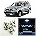 Kit d'emballage intérieur d'ampoules de Voiture à LED Canbus, Lampe de Porte de Coffre à dôme, pour Volvo Xc90 2002-2011   Blanc