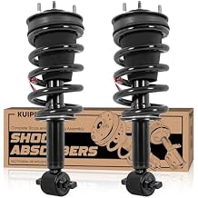 KUIPERAUTO Front Complete Struts Coil Spring Assembly 139112 Compatible with 2014-2018 Chevy Chevrolet Silverado 1500, Compatible with 2014-2018 GMC Sierra 1500 RWD Only Replacement Shock Absorbers